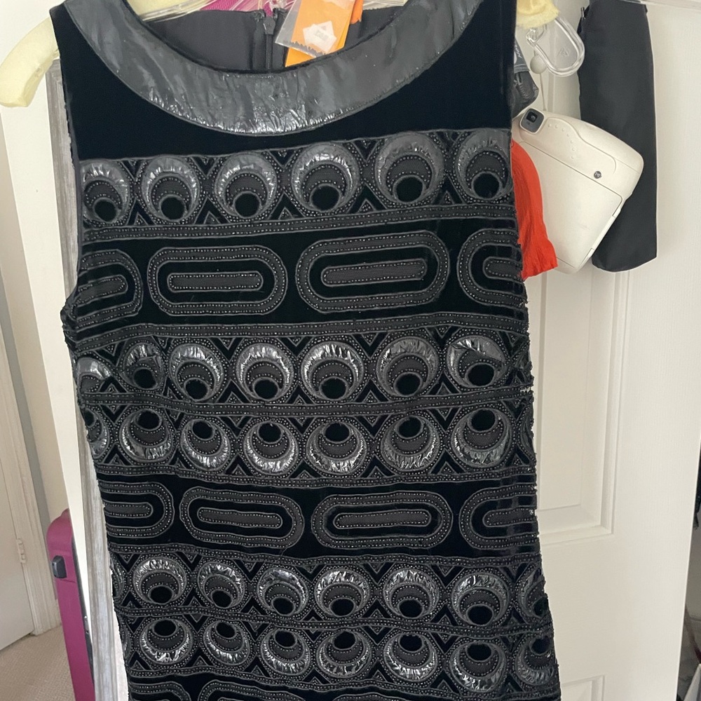 Tory Burch velvet beaded midi dress